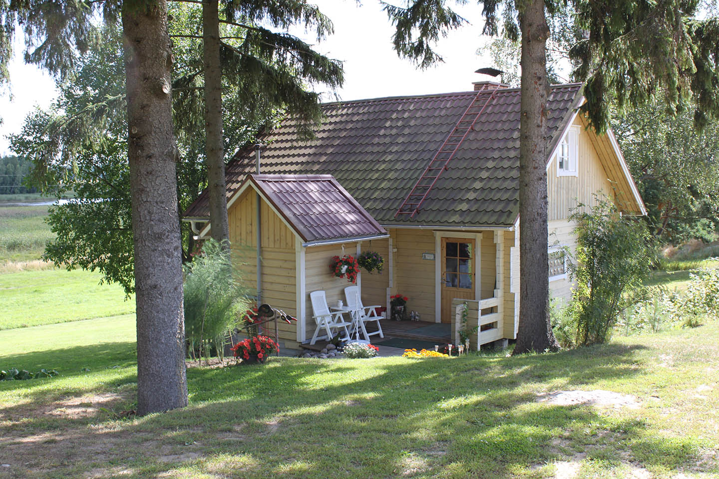 Rinnepirtti takaviistosta